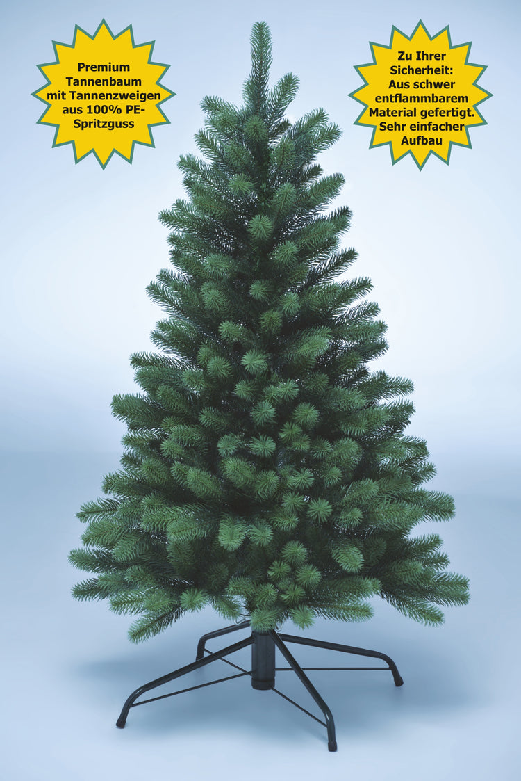 SCHAUMEX | PE-BO120 Weihnachtsbaum | LED´s ohne | Künstlicher H:120cm