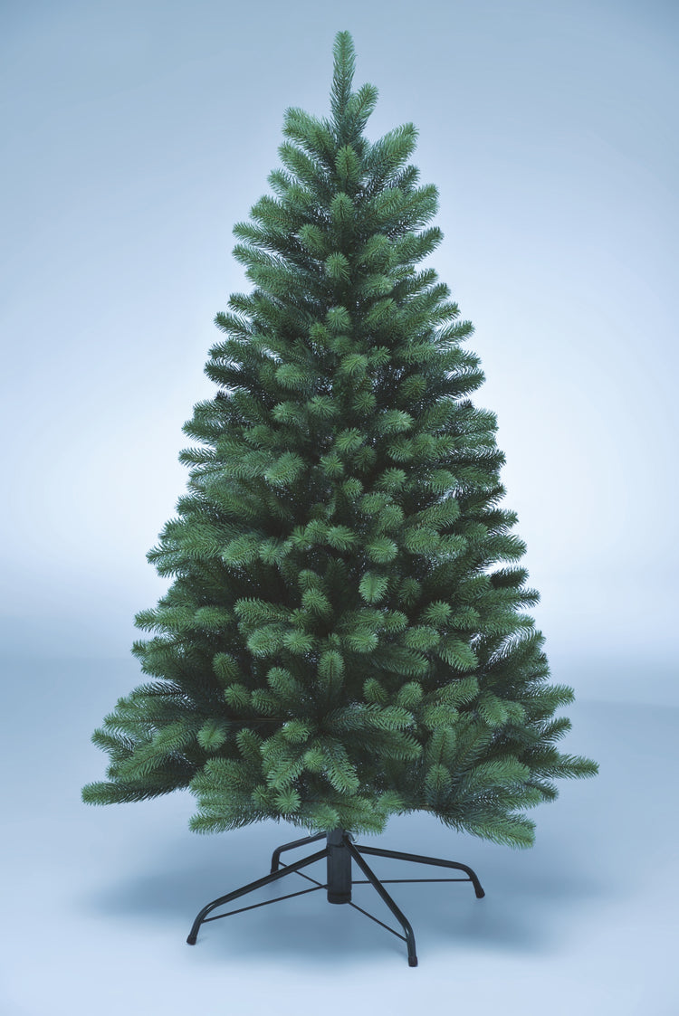 SCHAUMEX Künstlicher Weihnachtsbaum - Höhe: 150 cm  ohne LED Beleuchtung aus Premium Spritzguss ( PE-BO150 )