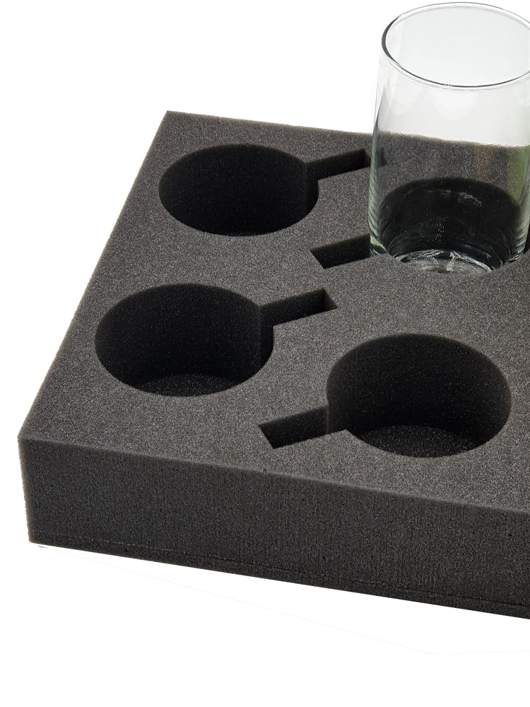 SCHAUMEX® Becher- & Tassenhalter Gläserhalter XL - Platz für 8 Große Tassen und Gläser -