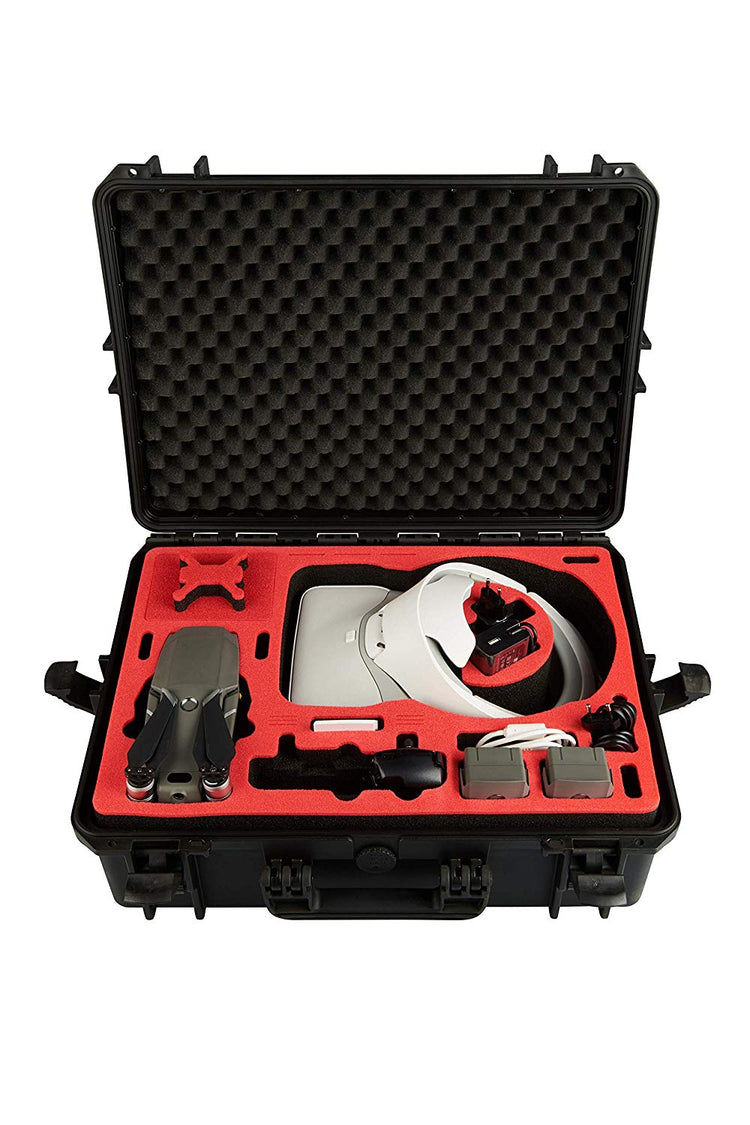 MC-CASES® Koffer für DJI Mavic 2 Pro und Zoom und DJI Goggles/RE auch mit DJI Smart Controller oder Standard Controller