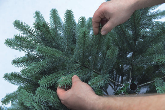 SCHAUMEX Künstlicher Weihnachtsbaum | mit PE-BM180 | H:180 cm LED´s 