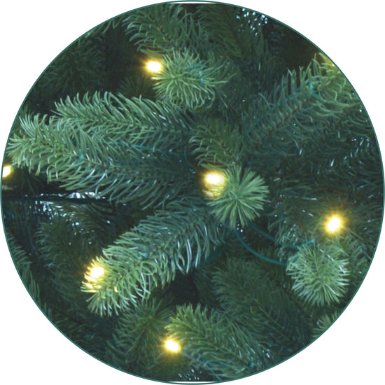 SCHAUMEX Künstlicher Weihnachtsbaum mit LED´s PE-BM150 H:150 cm