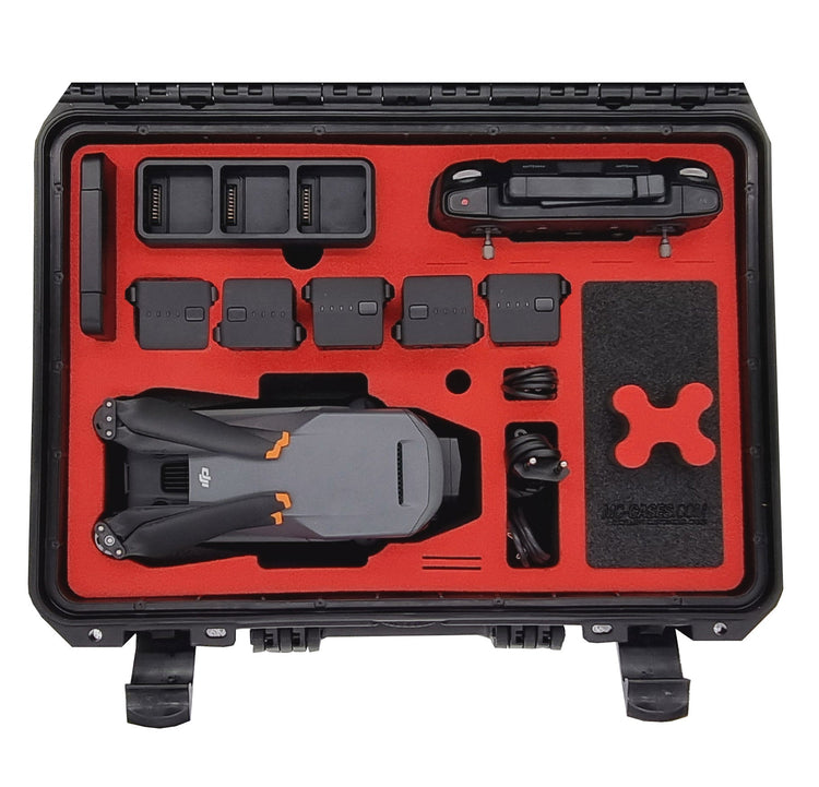 NEU: MC-CASES® Koffer für DJI Mavic 3 PRO - Explorer Edition - mit viel Platz für Zubehör - Made in Germany