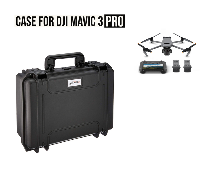 NEU: MC-CASES® Koffer für DJI Mavic 3 PRO - Explorer Edition - mit viel Platz für Zubehör - Made in Germany