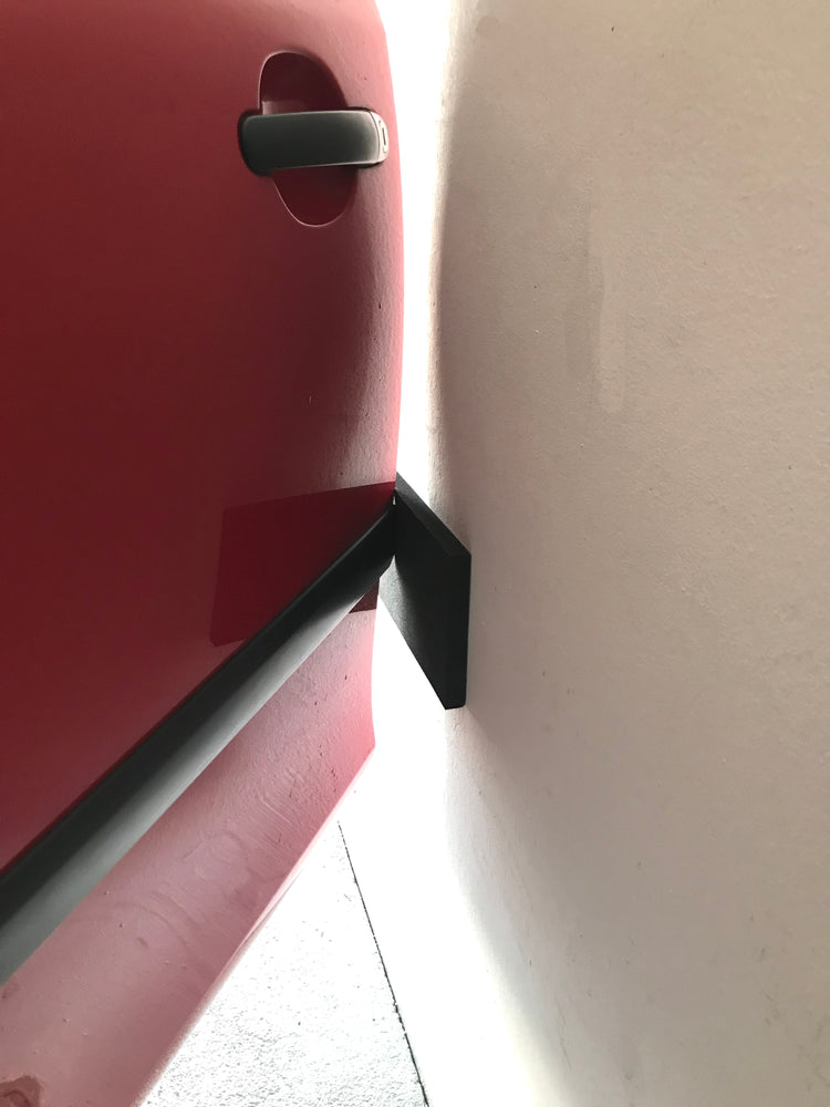 SCHAUMEX® Auto Türkantenschutz Türschutz garage carport - selbstklebend, extra stabil mit Markierungspfeilen (2X Türkantenschutz + 4 Markierungspfeile)