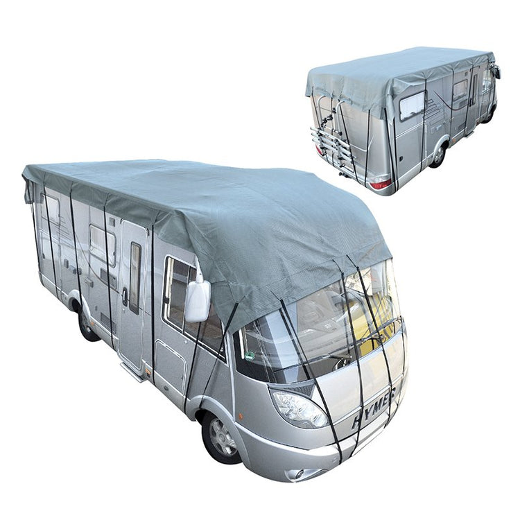 ProPlus Wohnwagen, Wohnmobil, Reisemobil Dachschutzplane, Abdeckung 6,5m bis 10m - 3m breit (610281)